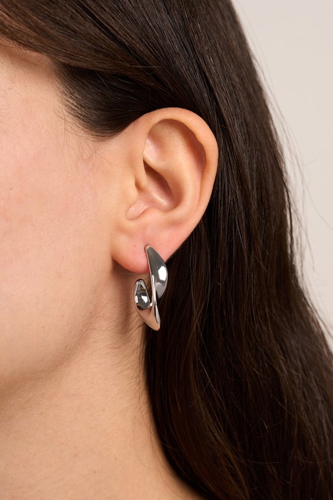 Heliophilia Silver Pendientes de Plata con Recubrimiento de Laca